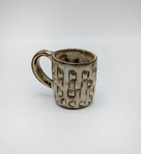 Image 1 of Small Beige Ridged Mug