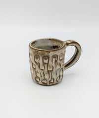 Image 2 of Small Beige Ridged Mug