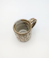 Image 3 of Small Beige Ridged Mug