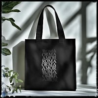 Image 1 of Tote Bag Canvas - Roma Orma Amor (UR123)