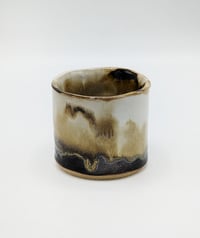 Image 1 of Small Marbleized Mocha Cup #1