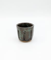 Image 1 of Small Ridged Denim Cup #1