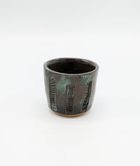 Image 2 of Small Ridged Denim Cup #1