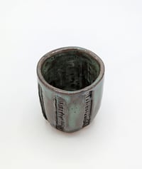 Image 3 of Small Ridged Denim Cup #2