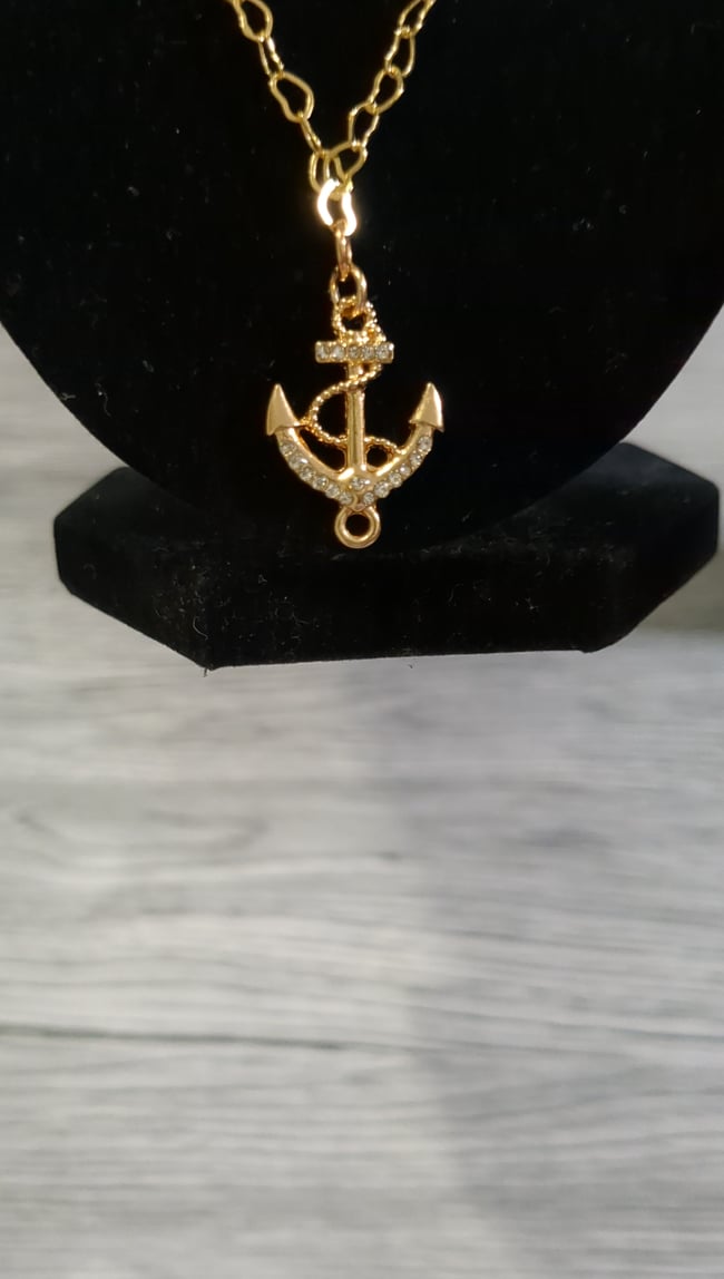 Anchored by Love Necklace 
