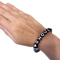 Image 2 of I Love Ghouls Bracelet (Size Medium)