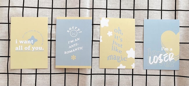 svt, txt, bts, the boyz inspired print sets