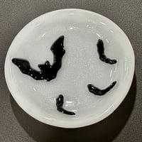Image 2 of small round bat dish-4.5"