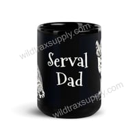 Image 1 of Serval DAD Black 15 oz Black Ceramic Coffee Mug