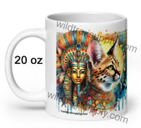 Image 1 of Egyptian Serval (or Savannah) Coffee Mug