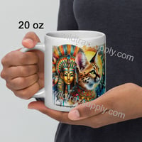 Image 5 of Egyptian Serval (or Savannah) Coffee Mug