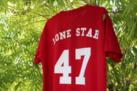 Image 5 of Lone Star Baseball Jersey (Red)