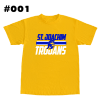 #001 St Joachim Trojans 2025 - Gold Shirt