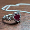 Ruby Heart Ring