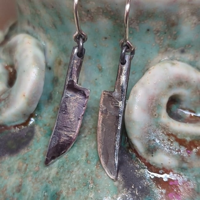 Kitchen Knife Earrings