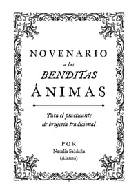 Image 1 of PDF Novenario a las Benditas Ánimas