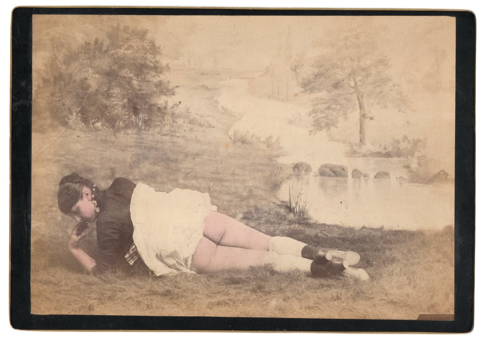 Image of J. Regnauld: Woman with lifted dress, ca. 1880