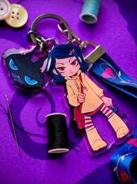 Coraline lanyard charm