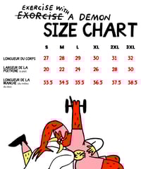 Image 2 of Crewneck vert forêt "Exercise with a demon"