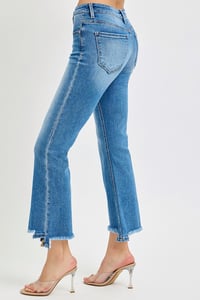 Image 4 of RISEN - TUMMY CONTROL MID RISE CROP BOOTCUT 