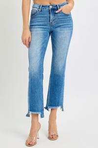 Image 5 of RISEN - TUMMY CONTROL MID RISE CROP BOOTCUT 