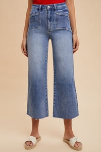 Image 1 of Annie Wear COMFORT STRETCH CROPPED WIDE LEG