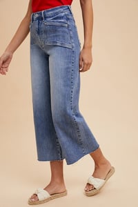 Image 4 of Annie Wear COMFORT STRETCH CROPPED WIDE LEG