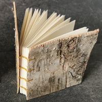 Image 1 of Hand-Bound Mini Bark Sketchbook