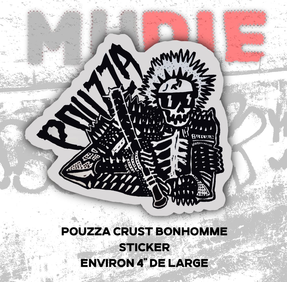 Image de Sticker " Pouzza Crust Bonhomme "