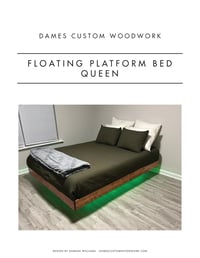 Floating Platform Bed Frame Plans