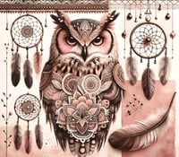 Image 1 of Boho Owl