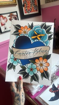Image 4 of CUSTOM HEART PRINT