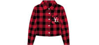 Image 1 of Cropped Flannel SZN Shirt 
