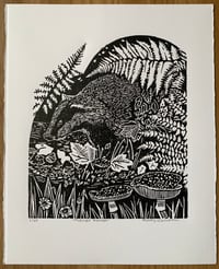 ‘Midnight Rambler’ Ltd ed linocut print