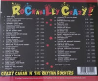 Image 2 of NEW CD RELEASE ' ROCKABILLY CRAZY!'- CRAZY CAVAN 'N' THE RHYTHM ROCKERS