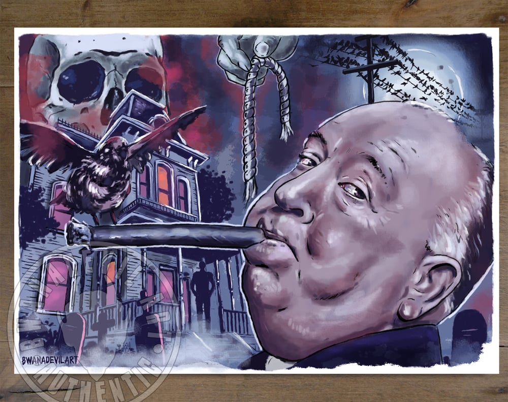 Image of Alfred Hitchcock Presents 9x12" and 5x7" Art Prints 