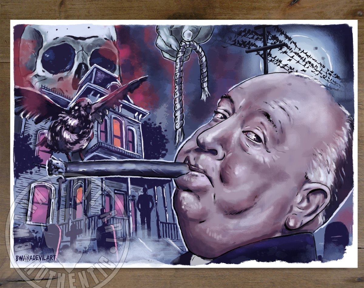 Image of Alfred Hitchcock Presents 9x12" and 5x7" Art Prints