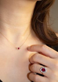 Image 3 of Deco Ruby Necklace