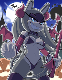 (8.5 x 11 Print) Demon Surge