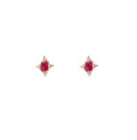 Image 1 of Liz Ruby Stud Earring