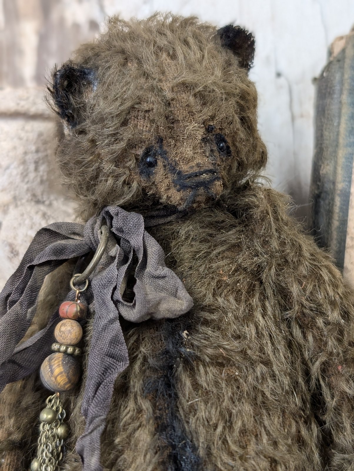 Vintage handmade mohair outlet Bear