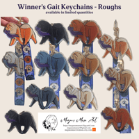 Image 2 of Winner’s Gait Chow Chow Acrylic Keychain and Lanyard