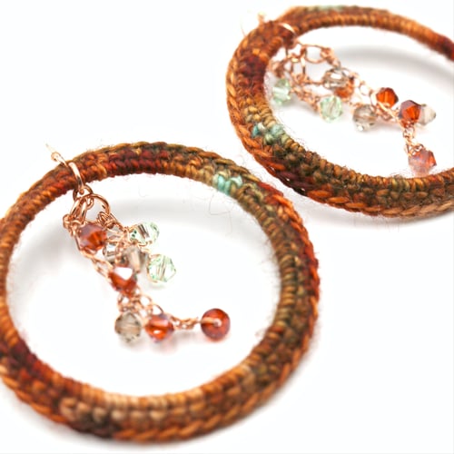 Image of SPHERE Earrings - Rust