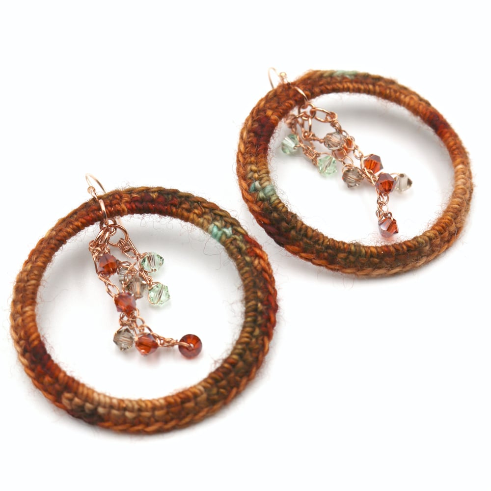 Image of SPHERE Earrings - Rust