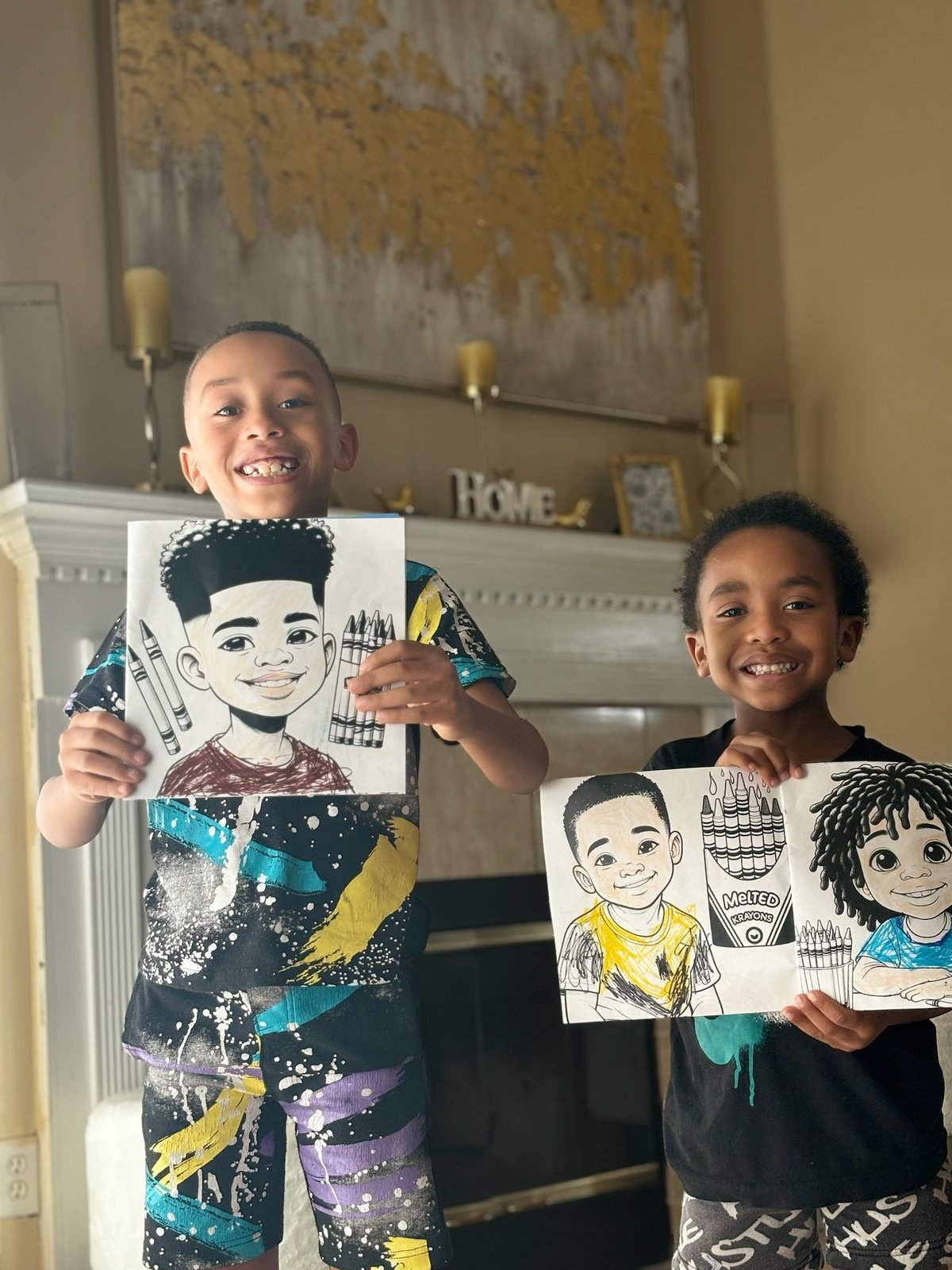 Image of "Melted Krayons still color"coloring book 📚