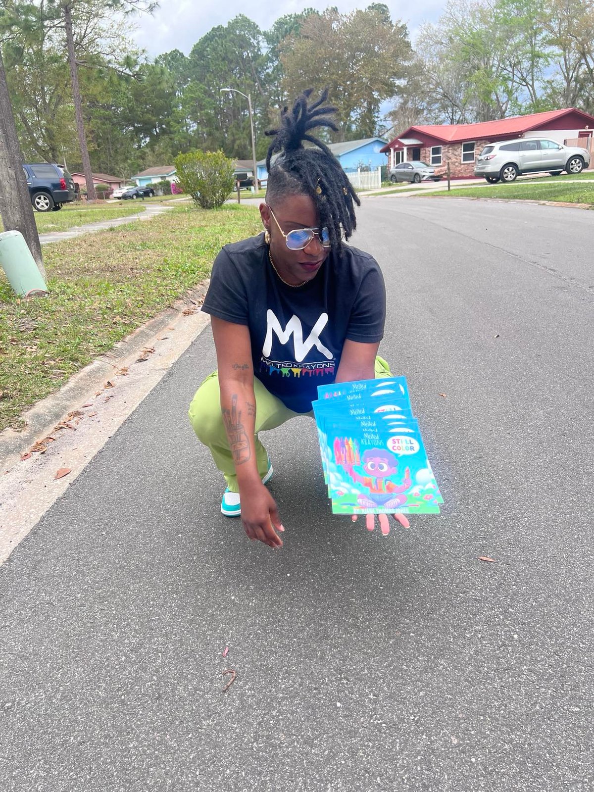 Image of "Melted Krayons still color"coloring book 📚