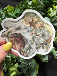 Image 1 of Silent Princess Clear Vinyl Sticker