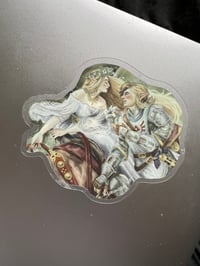 Image 4 of Silent Princess Clear Vinyl Sticker