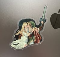 Image 4 of Hylian Lovers Clear Vinyl Sticker