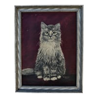 Image 1 of 1940’s CAT PORTRAIT 